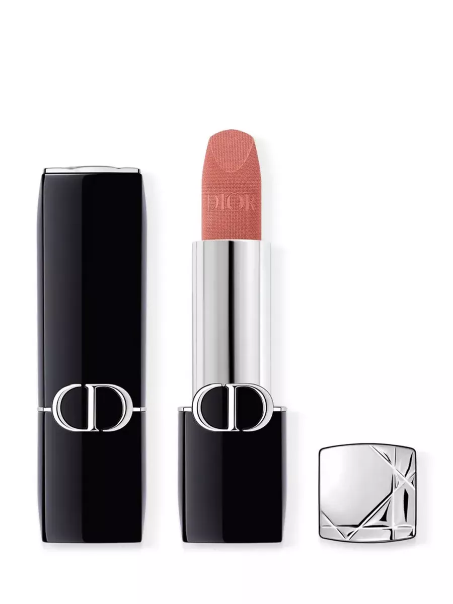 Rouge Помада для губ NUDE LOOK 100 VELVET Dior 243424482 купить за 2 583 ₽ в интернет-магазине Wildberries