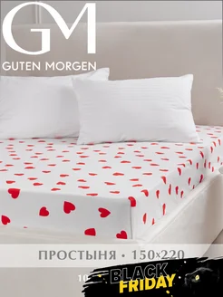 Простынь 1,5 спальная бязь 150х220 Guten Morgen 243440217 купить за 463 ₽ в интернет-магазине Wildberries