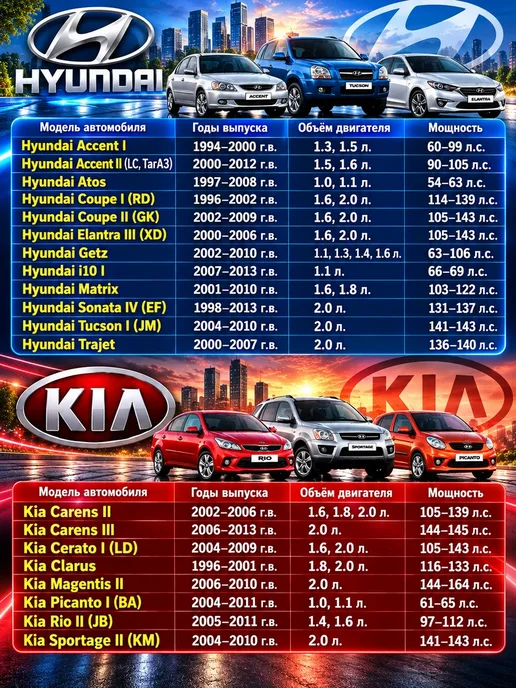 KORWIN Свечи зажигания Акцент Гетц Соната Туксон Церато, 4 шт, фото 2