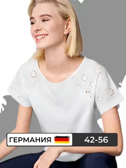 Футболка однотонная Tchibo by woman 243443933 купить за 4 061 ₽ в интернет-магазине Wildberries