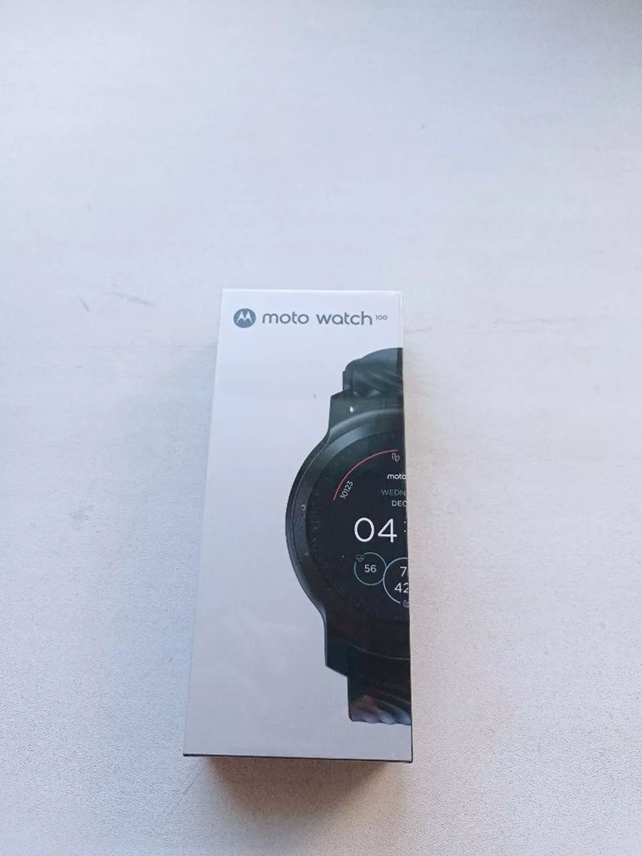 Motorola Moto Watch 100 Black 42mm Motorola 243465061 Wildberries