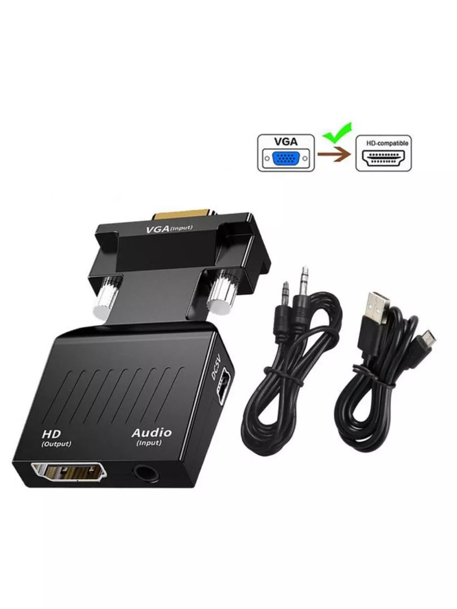 Переходник из VGA на HDMI с...