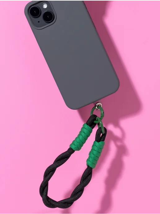 Juicy Pink Шнурок для телефона на руку летний яркий, розовый, фото 3