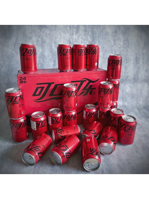 Coca-Cola Кока кола CocaCola Zero, оригинал 24 банки х 0.33 л, 330 мл, фото 2