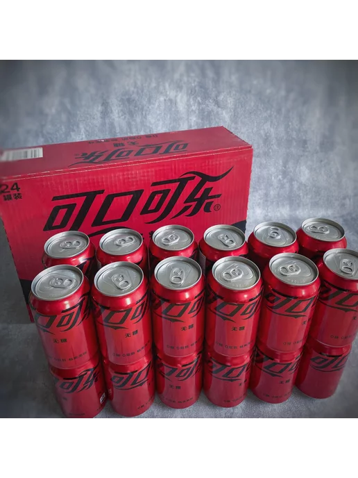 Coca-Cola Кока кола CocaCola Zero, оригинал 24 банки х 0.33 л, 330 мл, фото 4
