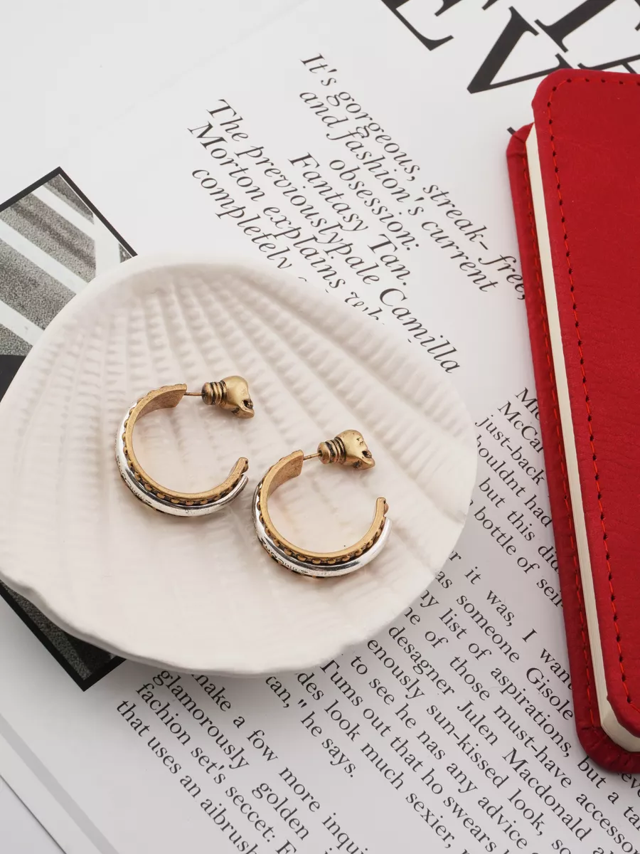 Серьги ALEXANDER MCQUEEN