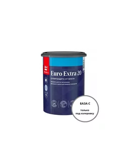 Краска для влажных помещений EURO EXTRA 20, база C 0.9л Tikkurila 243532486 купить за 1 622 ₽ в интернет-магазине Wildberries