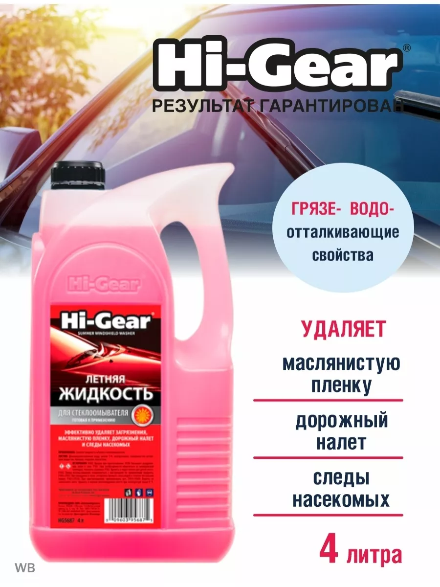 Жидкость для стеклоомывателя автомобилей летняя