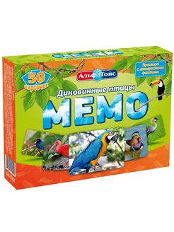 Развивающая игра Мемо Дековинные птицы