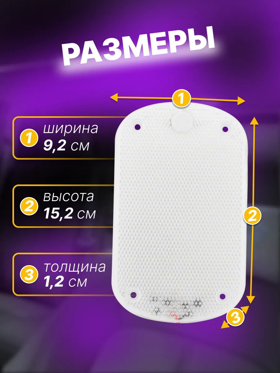Подсветка автомобильная плафон салона светодиодный