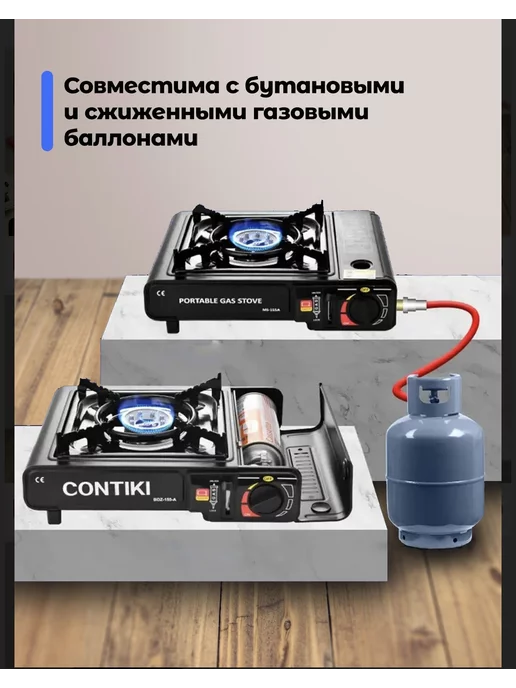 Газовая плита туристическая, вариант, фото 4