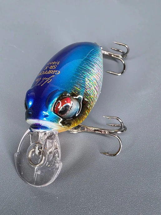 Crank Megabass GRIFFON Воблер крэнк New SR-X 43мм, голубой, фото 4