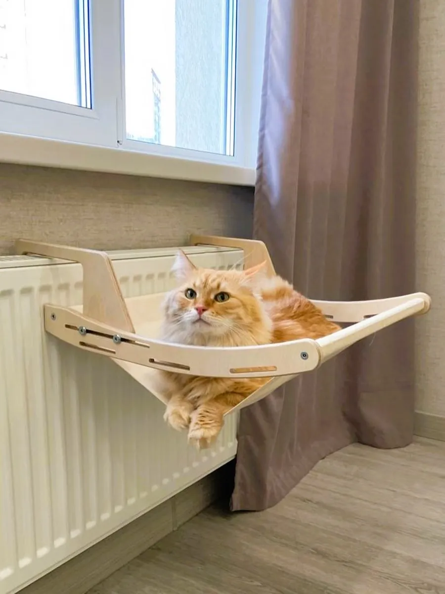 Гамак на батарею для кошек