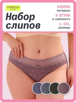 Набор трусы слипы Vanessa 243650858 купить за 762 ₽ в интернет-магазине Wildberries