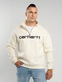 Свитшот Худи без капюшона Car-hart Carhartt 243666899 купить за 2 808 ₽ в интернет-магазине Wildberries