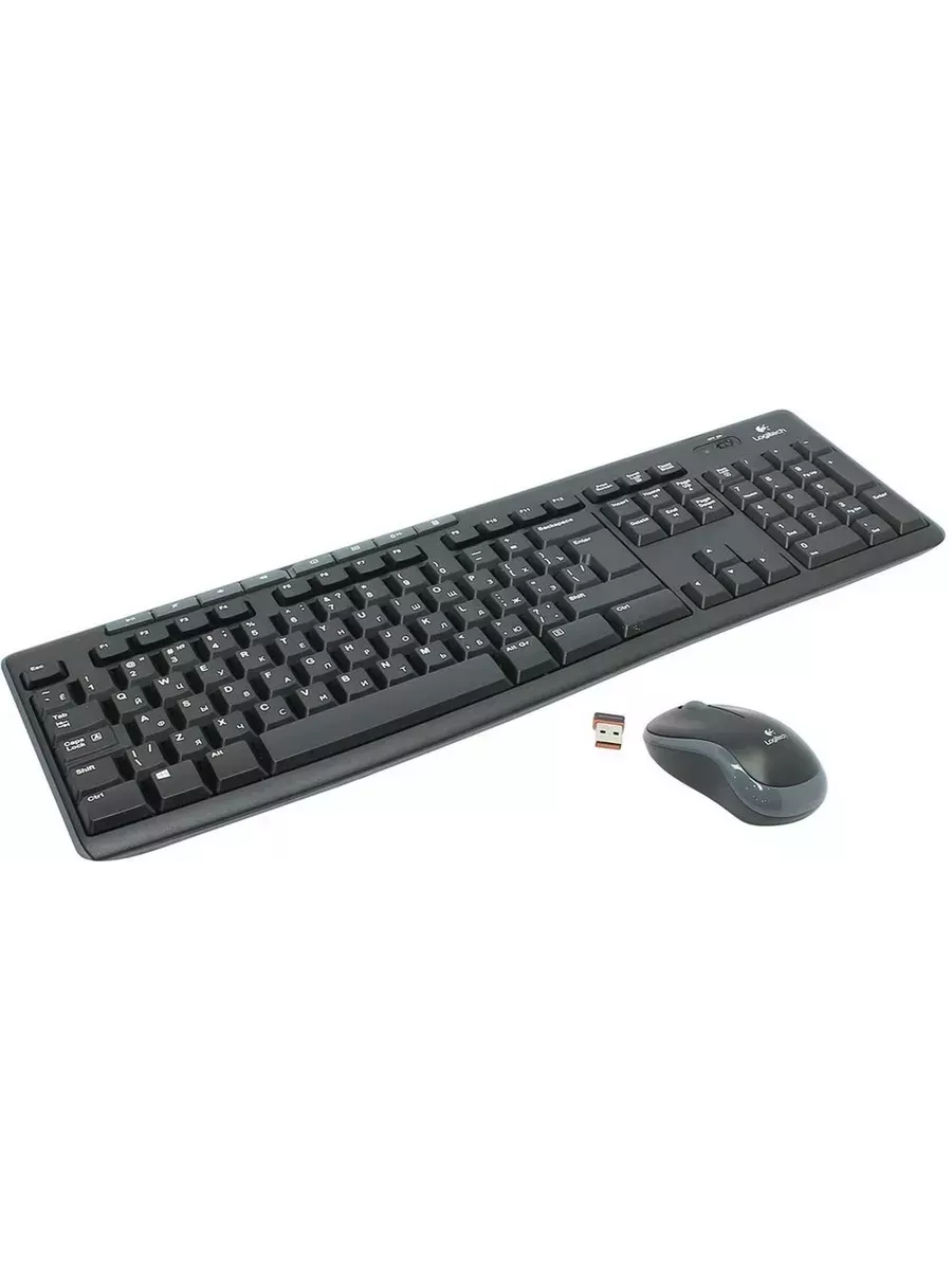 LOGITECH Комплект клавиатура+мышь беспроводной MK270 (920-004518