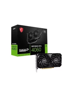 Видеокарта GeForce RTX 4060 VENTUS 2X BLACK 8G OC MSI 243684624 купить за 39 001 ₽ в интернет-магазине Wildberries