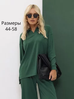 Костюм лапша брючный в рубчик FreemanStyle 243692347 купить за 3 555 ₽ в интернет-магазине Wildberries