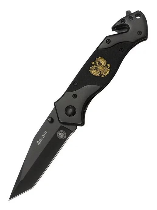 Мастер Нож складной M9674 Десант, черный