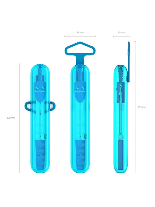 ErichKrause Циркуль металлический Neon, 120мм, в пенале, желтый, желтый, фото 2