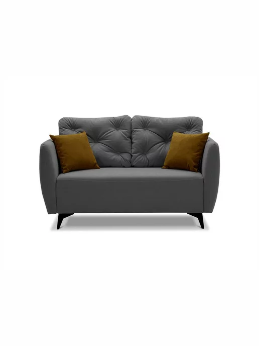 ЛАДЬЯ Кушетка Тиволи_2 148х76х89 см, велюр бежевый, 76x89 см, серый, велюр, фото 5