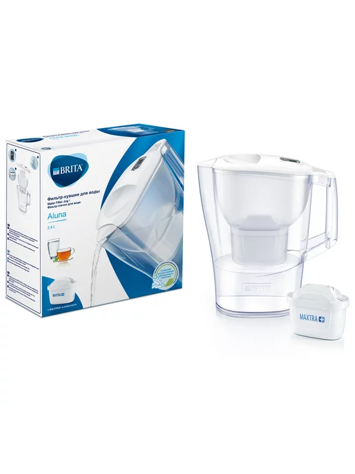 Brita Фильтр для воды кувшин Aluna 2,4 л, картридж 3 шт, 2,4 л, 3 шт, фото 2