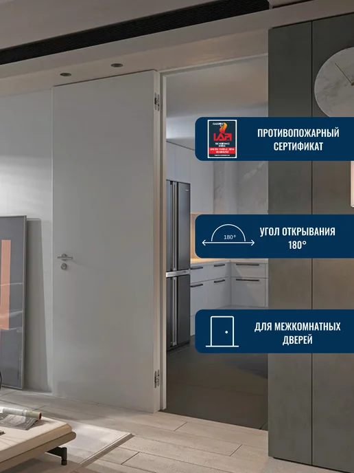 Krona Koblenz Петля скрытая дверная 60 кг, черный, 60 кг, фото 4