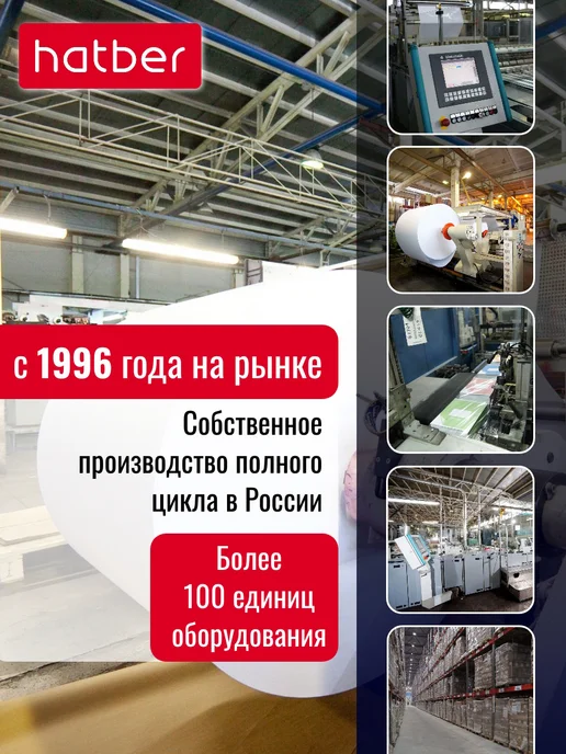 Hatber Белый картон 25 листов А4 двусторонний в папке, вариант, фото 7