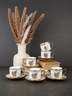 Кофейный сервиз на 6 персон фарфор Gift Mug 243779405 купить за 1 356 ₽ в интернет-магазине Wildberries