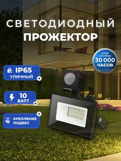 Светодиодный прожектор FL Sensor 10W 6500K IP65