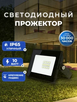 Светодиодный прожектор FL SMD 10W 6500K IP65