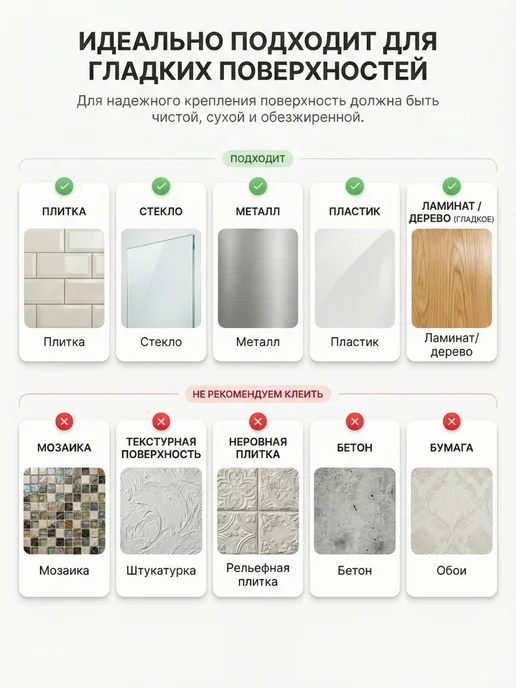 LumoHome Полки для ванной без сверления прямые - 2шт, 2 шт, фото 7