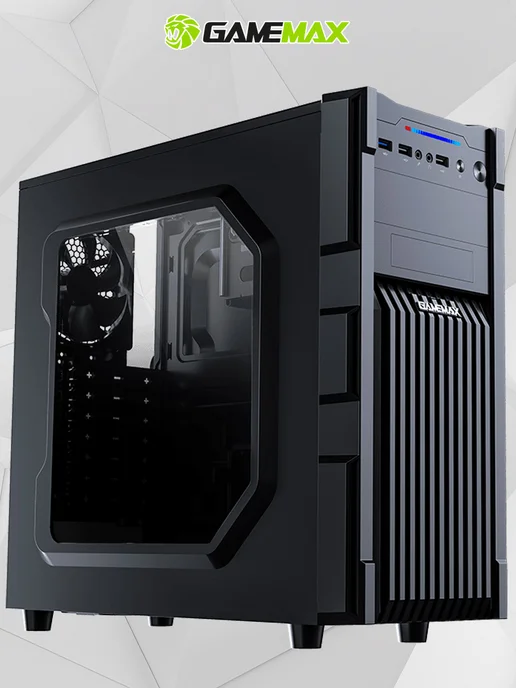 GAMEMAX Корпус для ПК GM-ONE FRGB без БП, черный, фото 4