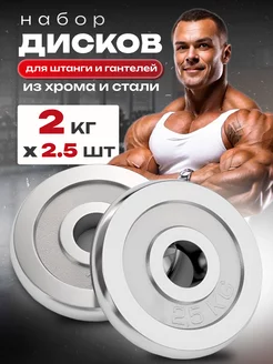 Диски для грифа 2 шт 2,5 кг FitnessLive 243803426 купить за 2 399 ₽ в интернет-магазине Wildberries