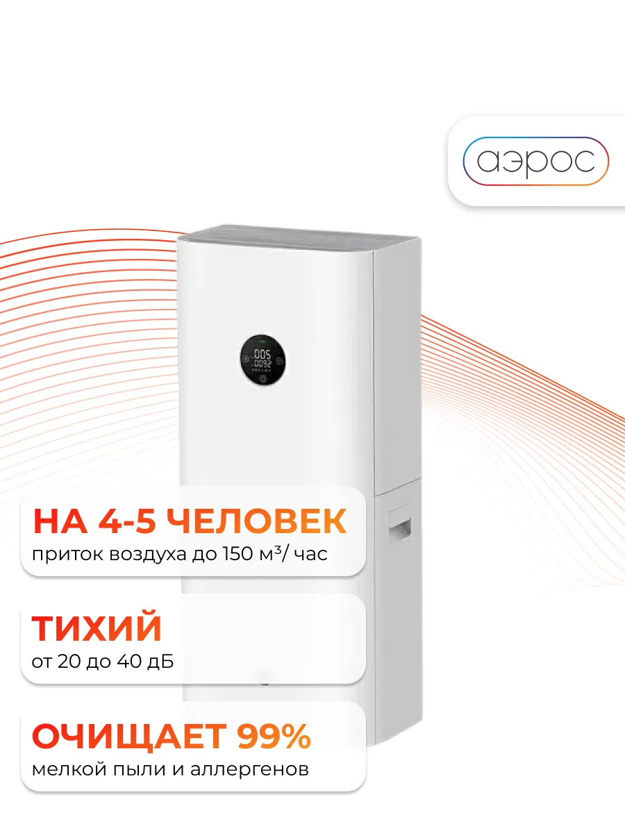 Приточный проветриватель Xiaomi Mijia New Fan A1