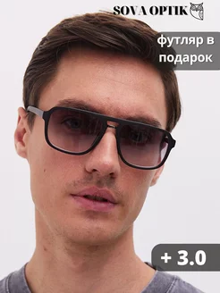 Очки для зрения солнцезащитные с диоптриями + 3 SOVA OPTIK 243856487 купить за 768 ₽ в интернет-магазине Wildberries