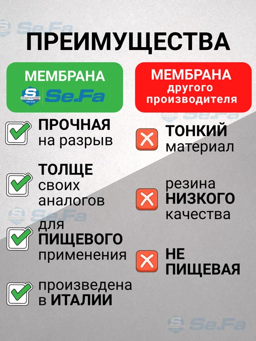 SeFa Мембрана для гидроаккумулятора 150 200 л, 200 л, фото 4