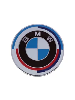 Наклейка на колпаки BMW Racing цветной цветной 60мм. 4шт