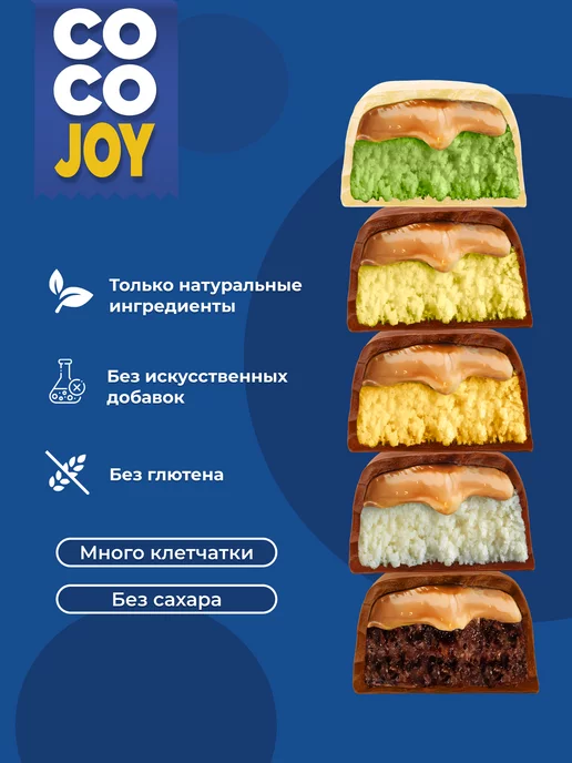 POWER PRO Батончики без сахара COCO JOY 40 г 12 шт, 40 г, 12 шт, фото 2