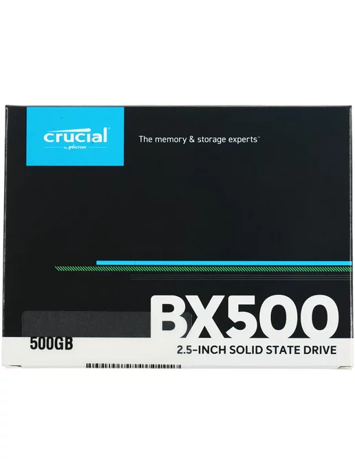 Crucial SSD 500 GB 2.5'', SATA 6Gb s, ссд для пк, 500 ГБ, 6 ГБ, фото 4