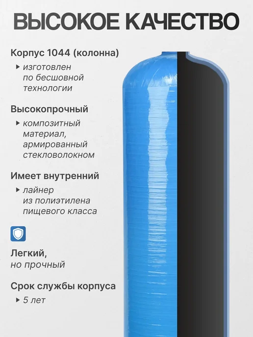 БАРЬЕР Корпус фильтра 1044 (арт. О010Р01), синий, фото 2