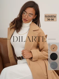 Пальто демисезонное длинное DILARTE 244006058 купить за 7 534 ₽ в интернет-магазине Wildberries