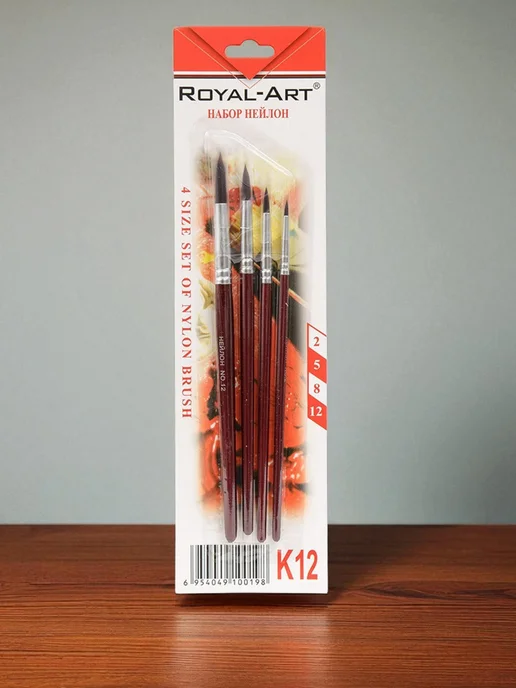 Royal Art Кисти для рисования художественные, 4 шт, фото 2
