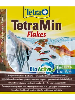 Корм хлопья TetraMin Flakes для аквариумных рыб 12 г