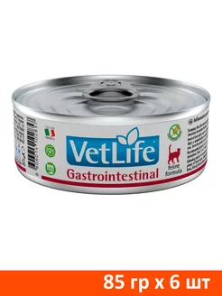 Корм влажный Vet Life Gastrointestinal для кошек 85 г 6 шт FARMINA 244015809 купить за 1 063 ₽ в интернет-магазине Wildberries