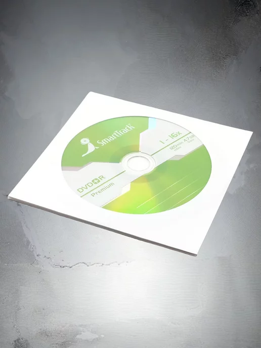 SmartTrack Диск DVD+R в конверте 4.7GB 16x, 3 штуки, 4,7 ГБ, фото 2