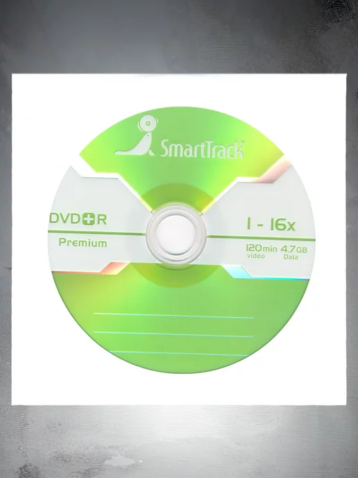 SmartTrack Диск DVD+R в конверте 4.7GB 16x, 3 штуки, 4,7 ГБ, фото 3