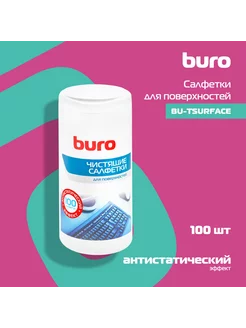 Салфетки BU-Tsurface для поверхностей туба 100шт влажных