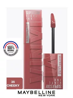 Помада для губ SuperStay Vinyl Ink оттенок 35 - Cheeky Maybelline New york 244088526 купить за 1 158 ₽ в интернет-магазине Wildberries