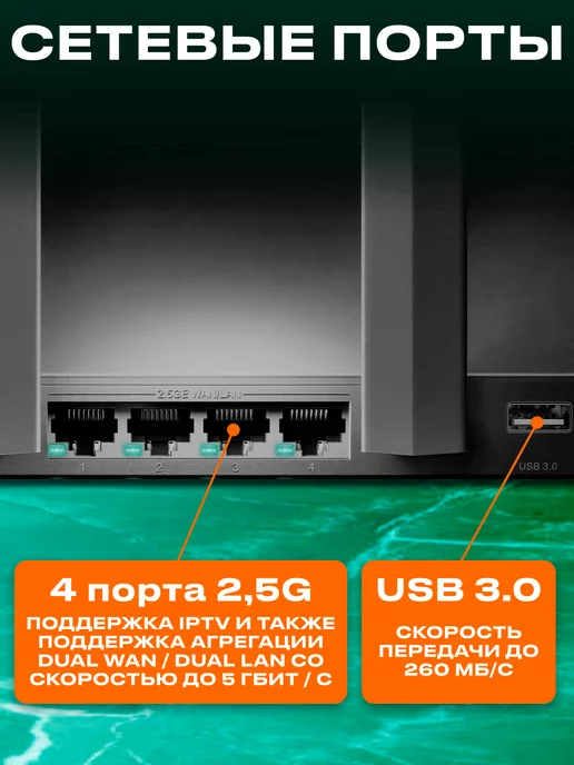 Роутер WiFi Xiaomi BE7000 CN, Маршрутизатор Wi-Fi 7, трехдиапазонный, вариант, фото 4